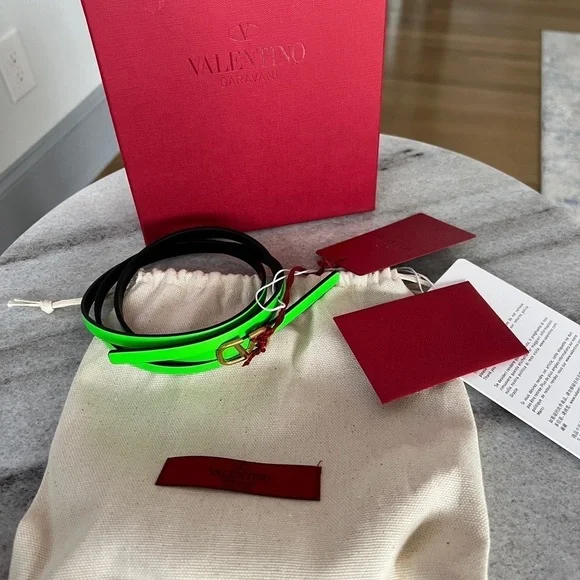 Valentino Garavani VLOGO skinny belt - Picture 6 of 10